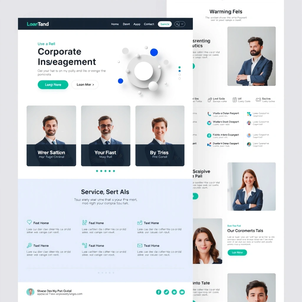 Corporate website design