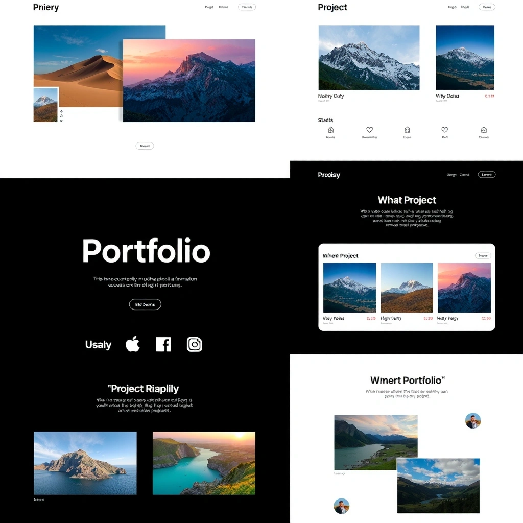 Portfolio website design
