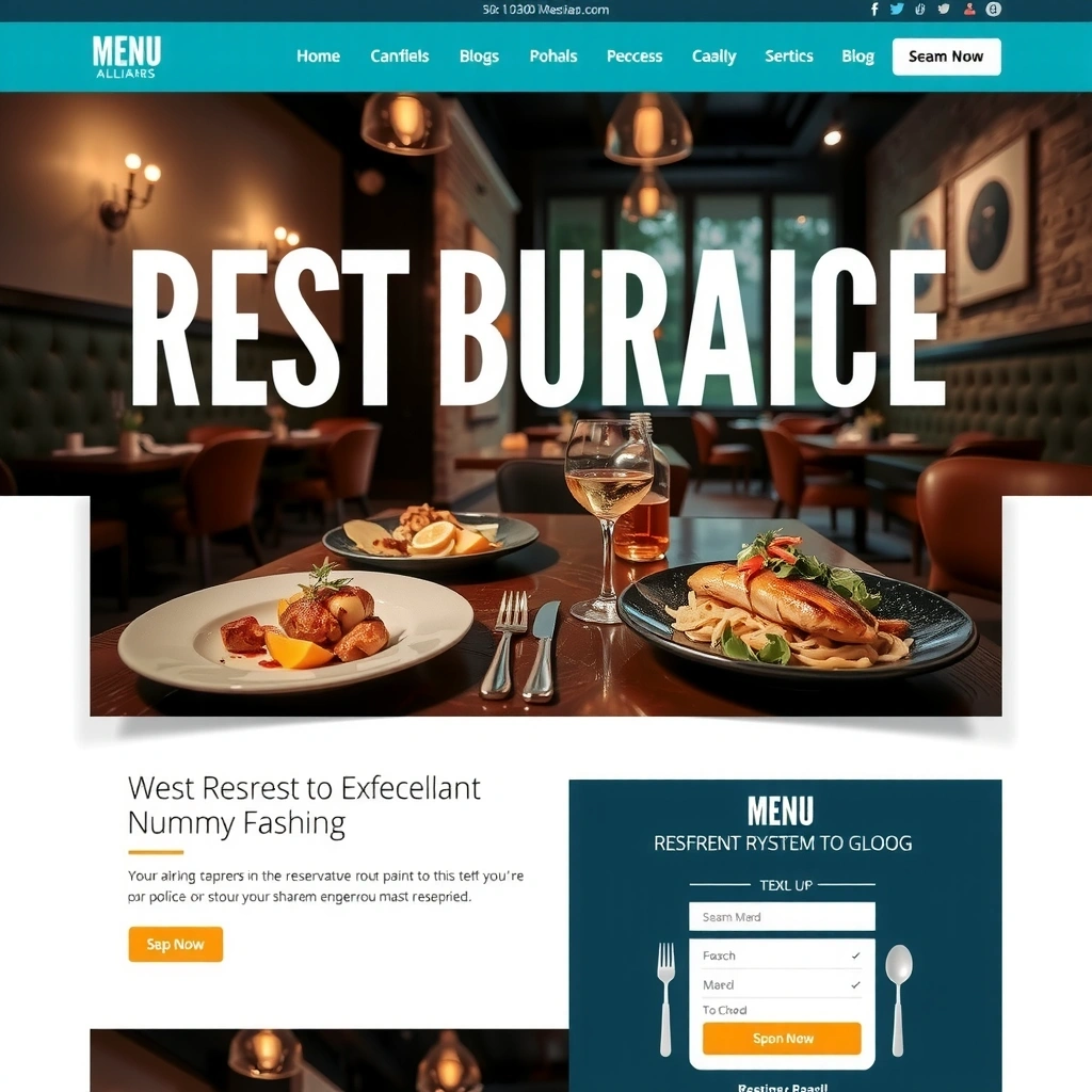Restaurant Website Design